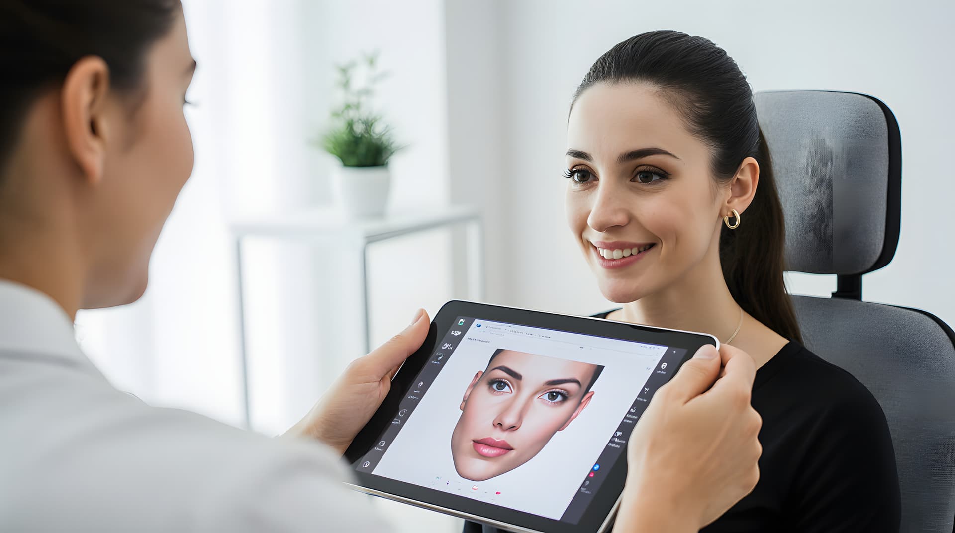 Beratungsgespräch im Kosmetikstudio Lira in Aßlar