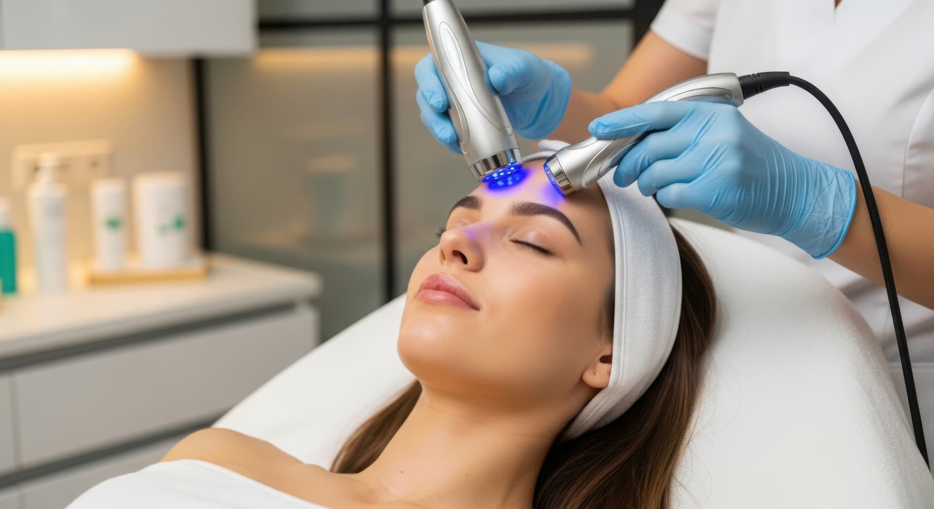 LED-Lichttherapie bei Lira Kosmetik