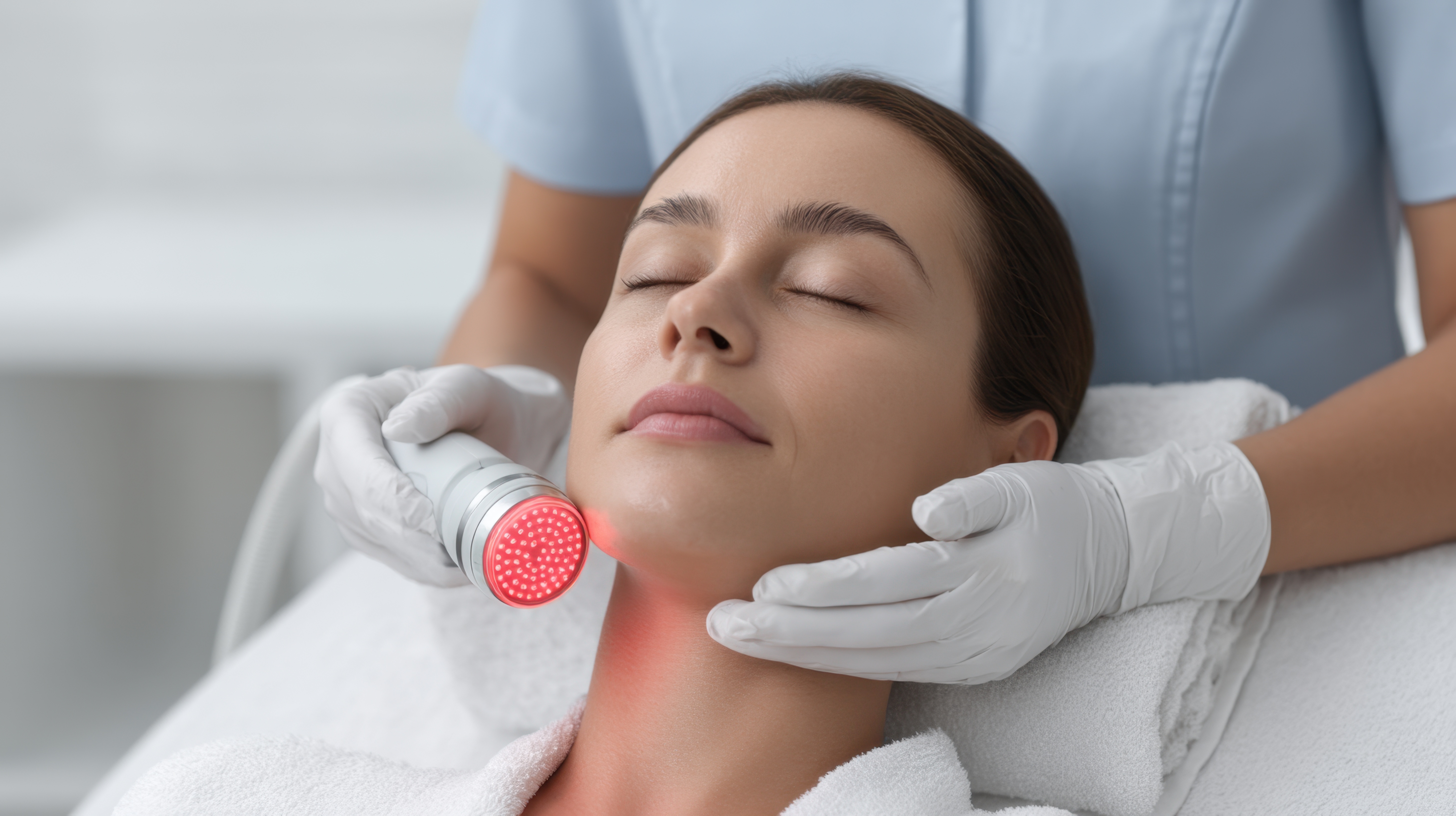 LED-Lichttherapie Behandlung