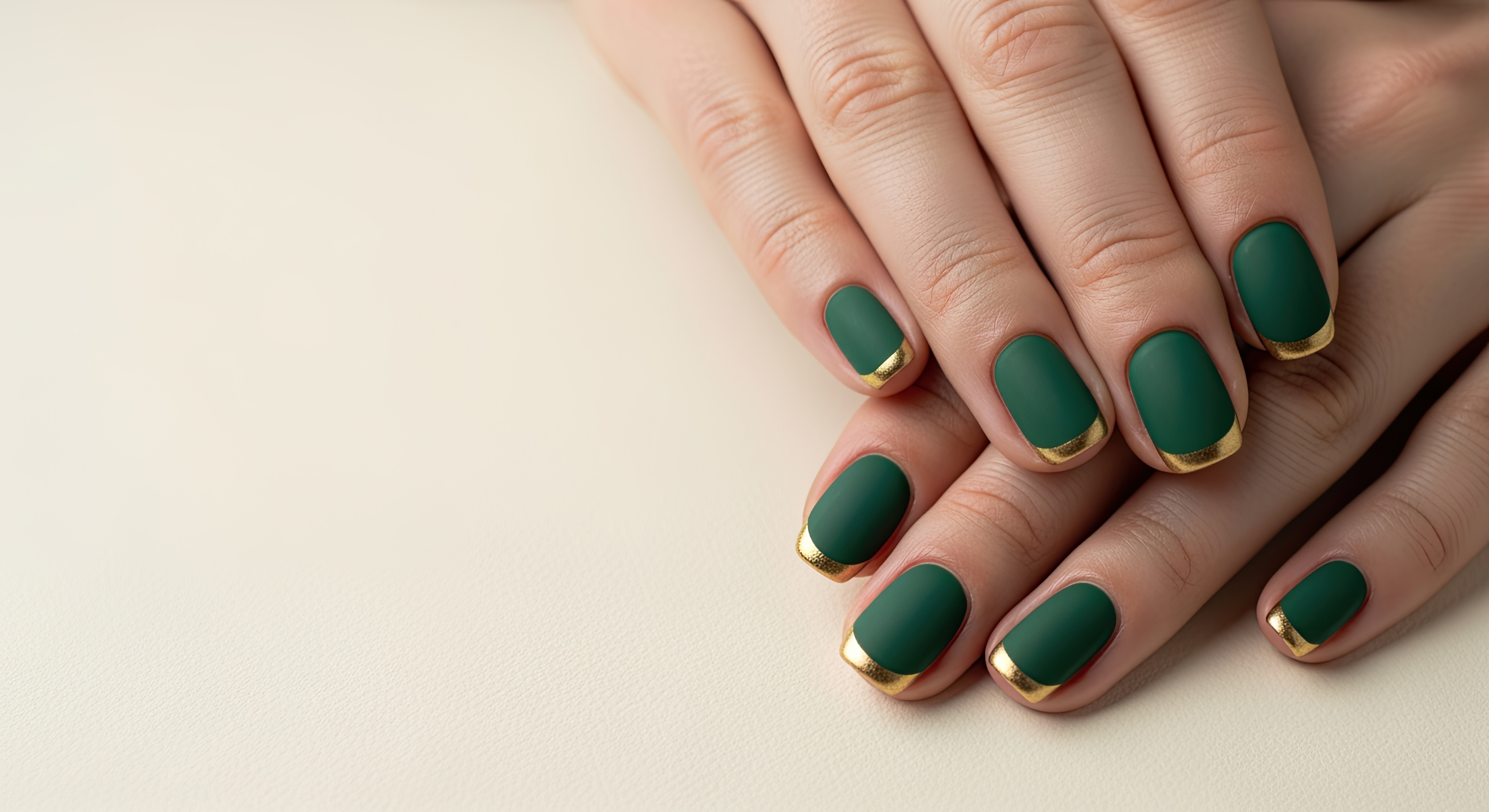 Trend Nägel mit Gold